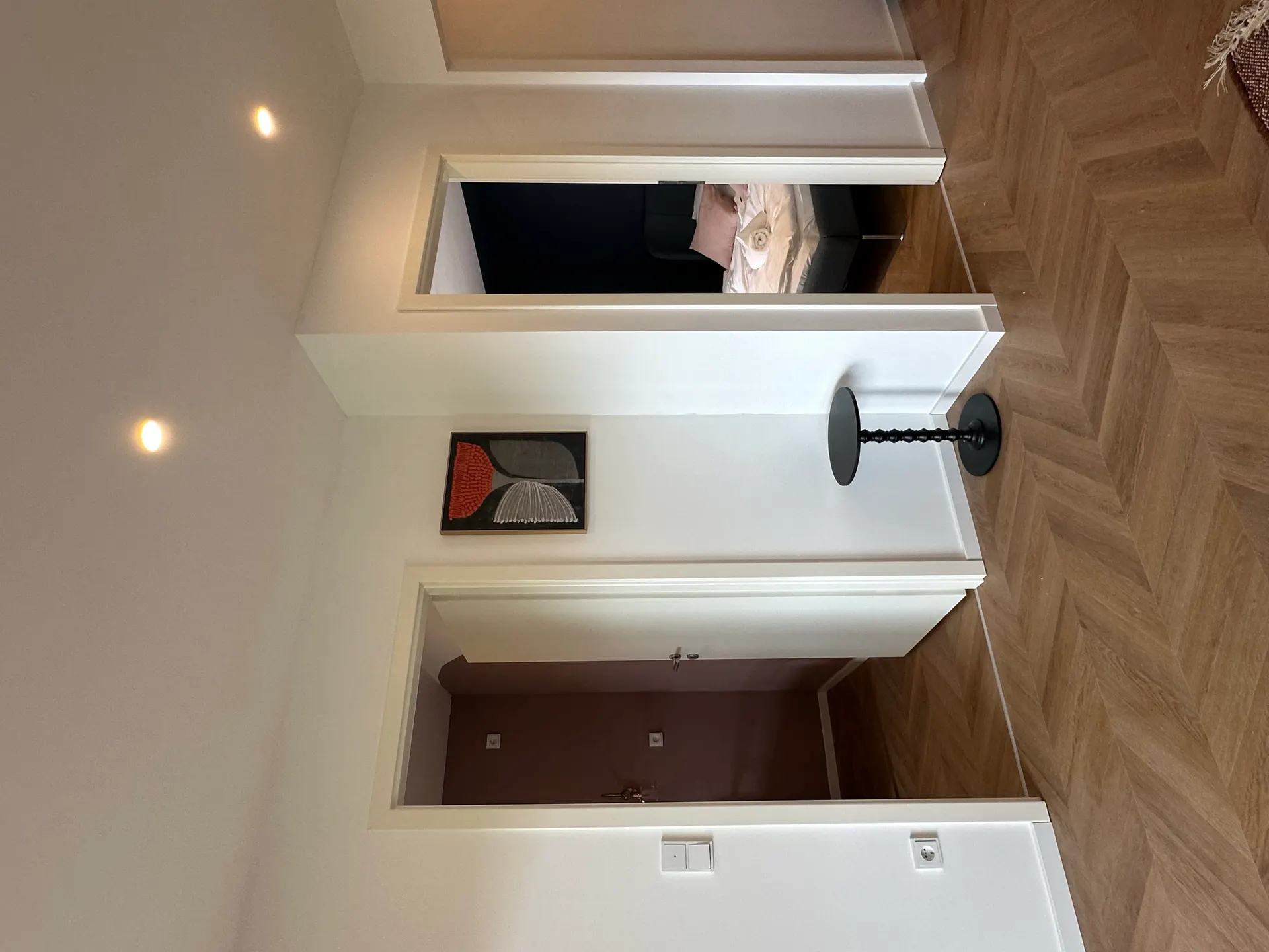 Apartment B7 – Hallway with room access