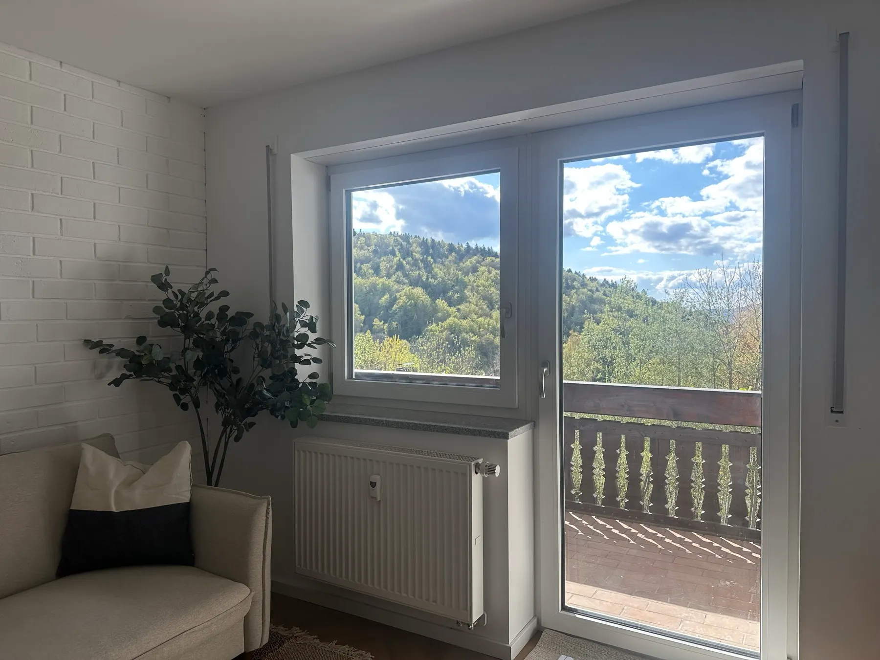 Apartment B7 – Panoramic view of the Bavarian Forest